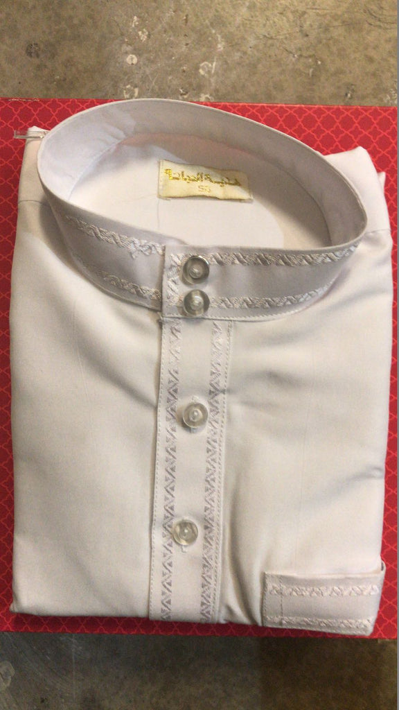 Arabic White Thobe for Boys