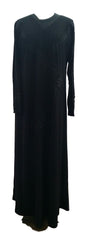 Henna Black Abaya with Beads and Borders - Arabic Islamic Shopping Store - 1