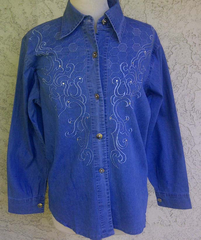 Classy Denim Shirt - Arabic Islamic Shopping Store