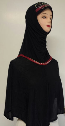 Fancy Beaded Hijab (& Niqab) for the Muslimah - Arabic Islamic Shopping Store