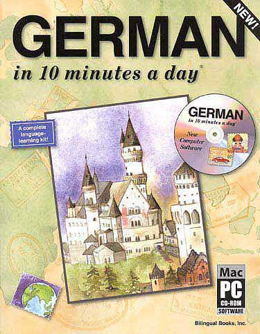 GERMAN in 10 minutes a day with CD-ROM - Language Study - Arabic Islamic Shopping Store