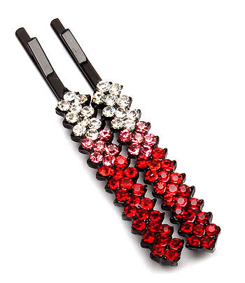 Multi-colored Diamond Pin-set (Red diamonds) - Arabic Islamic Shopping Store
