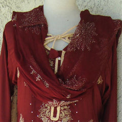 Elegant Pakistani Churidar Shalwar Kameez - Arabic Islamic Shopping Store - 2