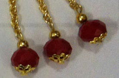 Glass Prayer beads with golden dangler - Arabic Islamic Shopping Store - 2