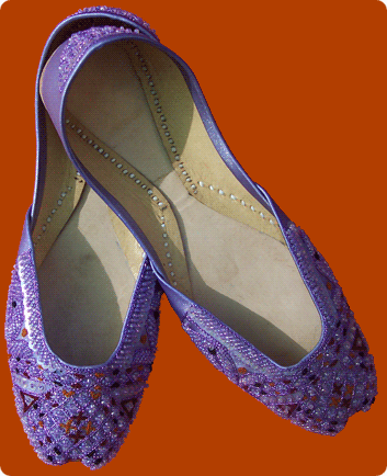 Fancy Beaded Pakistani/Indian Shoes (Khussa)_6 - Arabic Islamic Shopping Store