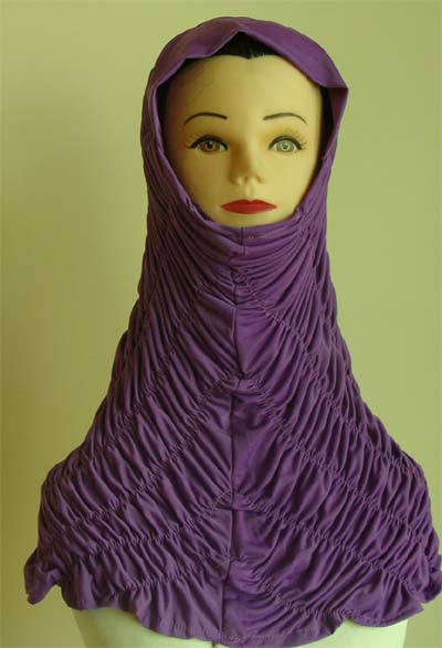 Ladies Hijab with Crinkle Design