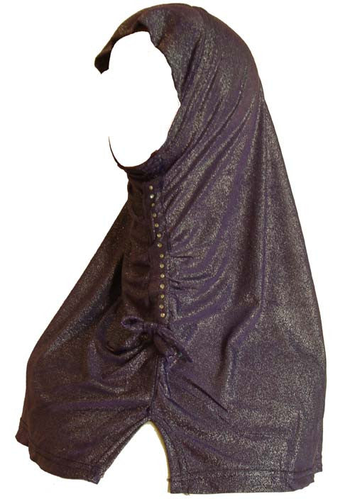 Dubai Ladies Hijab with beads and ribbon