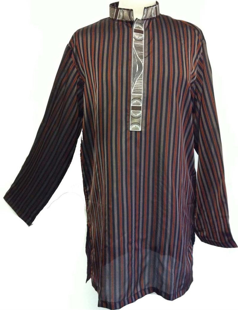 Fancy Men's Embroidered Pakistani Kurta - Arabic Clothing