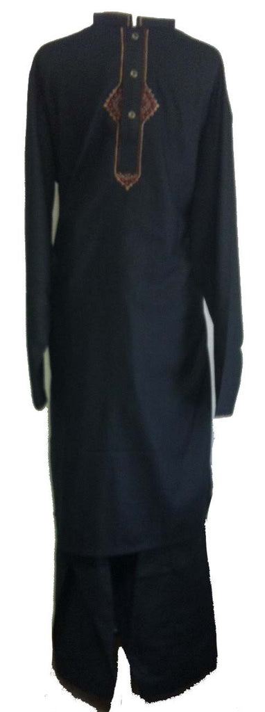 Black Shalwar Kameez Islamic Dress - Arabic clothing