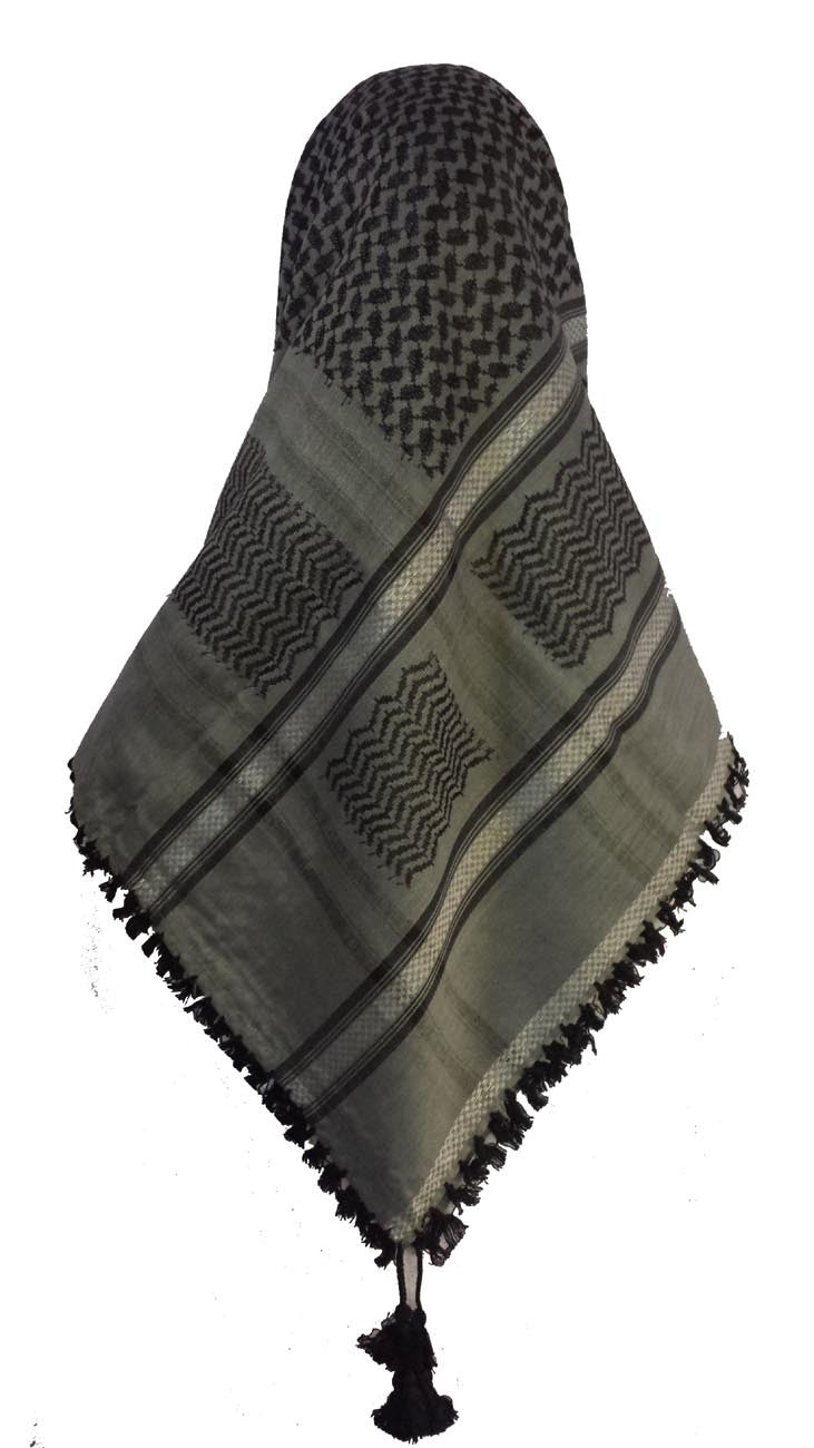 Men's Arabian Shemagh with Tassles - Islamic Clothing