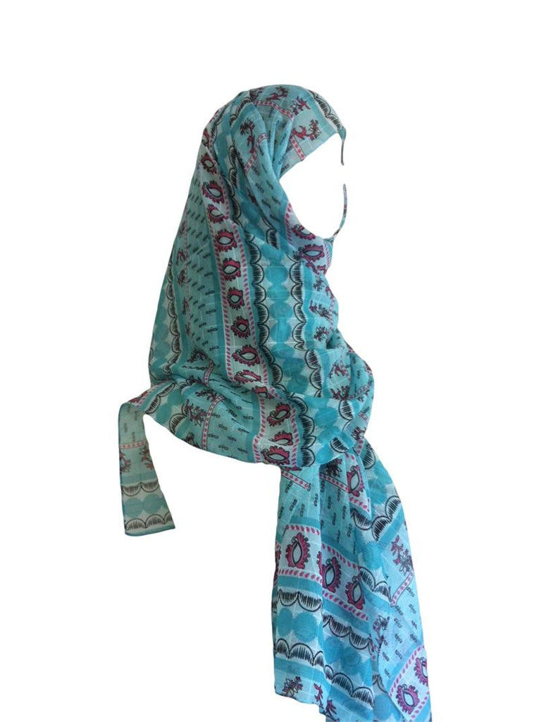 Fancy Patterned Long Islamic Shawls