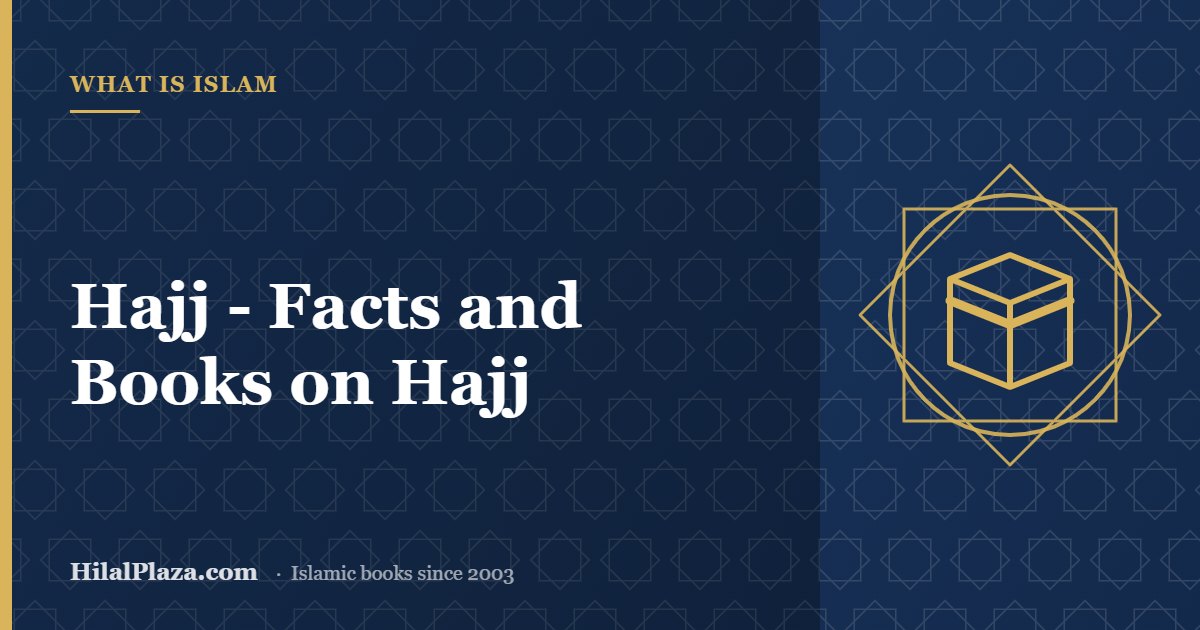 Hajj - Facts and Books on Hajj. Article header with a Kaaba icon