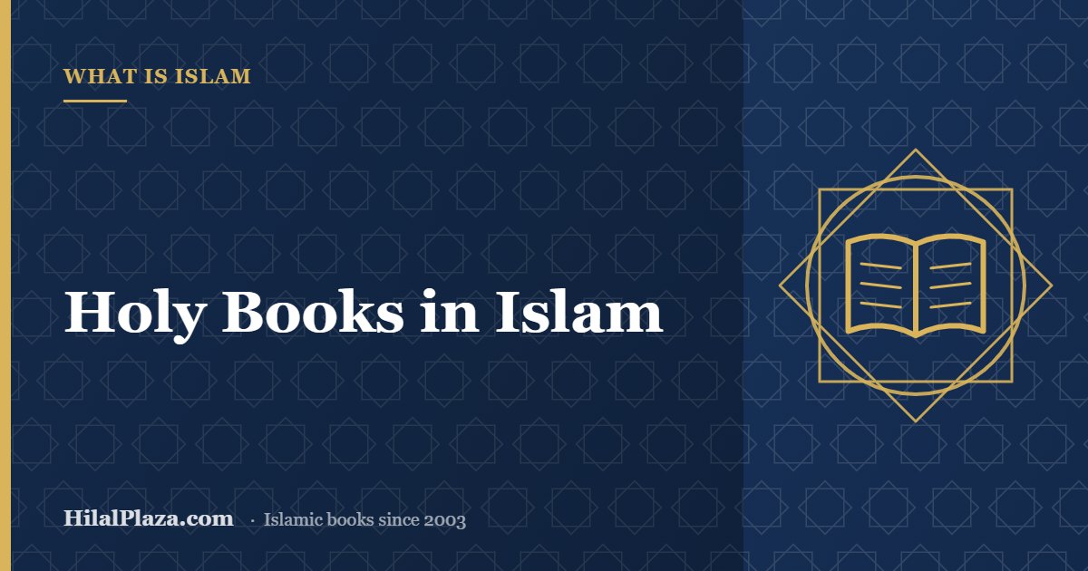 Holy Books in Islam. Article header with an open book icon