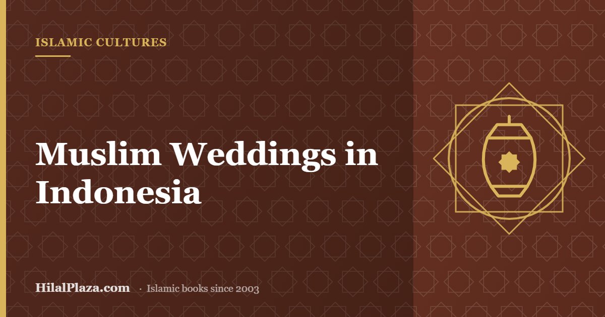 Muslim Weddings in Indonesia. Article header with a lantern icon