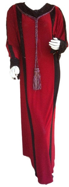Jaleelah Sequined Jersey Fabric Thobe for Women - Muslim women clothing