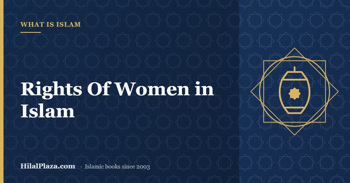 Rights Of Women in Islam. Article header with a lantern icon