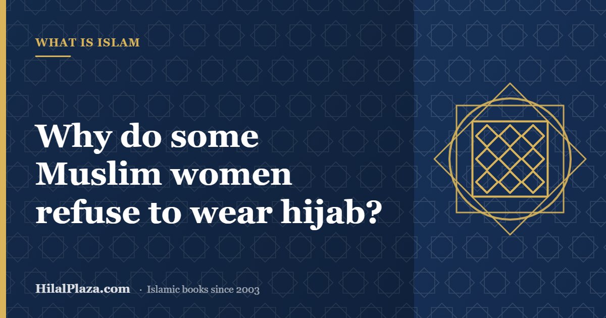 Why do some Muslim women refuse to wear hijab? Article header with a geometric textile pattern icon