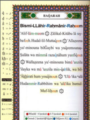 Tajweed Quran with English Translation & Transliteration