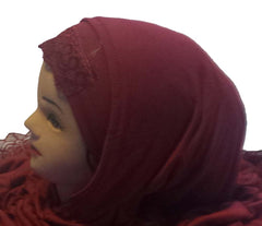 Noble Hijab with Lace - Arabic Islamic Shopping Store - 2