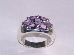 Sterling Ring With Genuine Amethyst - Arabic Islamic Shopping Store