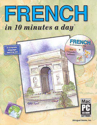 FRENCH in 10 minutes a day with CD-ROM - Language Study - Arabic Islamic Shopping Store
