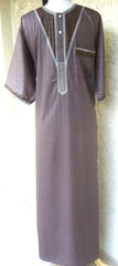 Formal Middle Eastern Thobe in Fall Colors - Arabic Islamic Shopping Store - 1