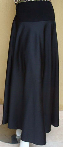 Elegant Black Flowing Skirt - Arabic Islamic Shopping Store - 1