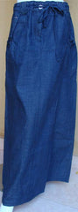 Spring Blue Long Denim Skirt - Arabic Islamic Shopping Store - 1