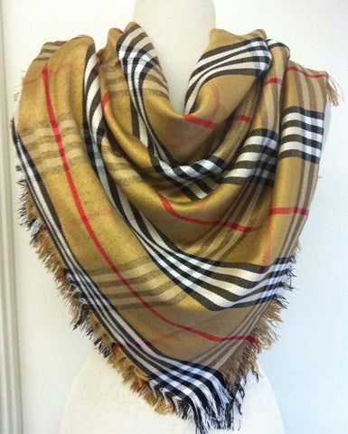Pashmina-feel Unisex Shemagh / Shawl (40" by 40") - Arabic Islamic Shopping Store - 1