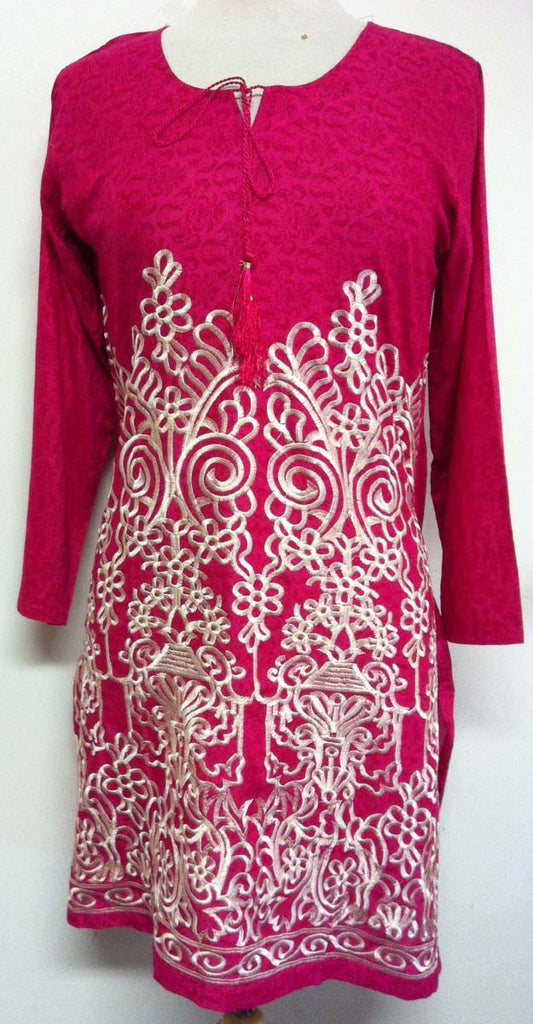 Eeshal Elegant Long Sleeved Embroidered Tunic Top - Arabic Islamic Shopping Store