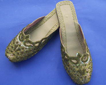 Fancy Beaded Pakistani/Indian Shoes/Sandals (Khussa)10041 - Arabic Islamic Shopping Store
