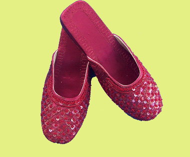 Fancy Beaded Pakistani/Indian Shoes/Sandals (Khussa)10043 - Arabic Islamic Shopping Store