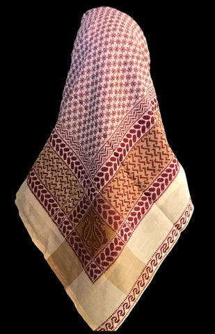 Arabic Head Scarf - Colored Shemagh for Men