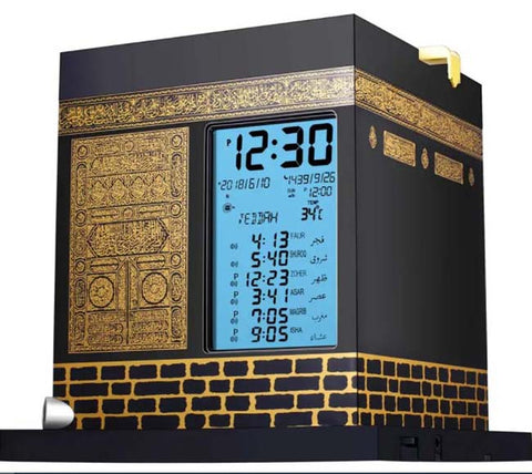 Reloj Azan Modelo Kaaba Sagrada Con 2000 Ciudades