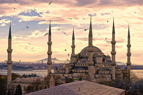 Turkey Blue Mosque (Sultan Ahmed Mosque) Islamic Poster - Arabic Islamic Shopping Store