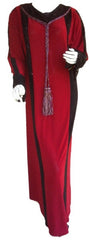Jaleelah Sequined Jersey Fabric Thobe for Women - Arabic Islamic Shopping Store - 1