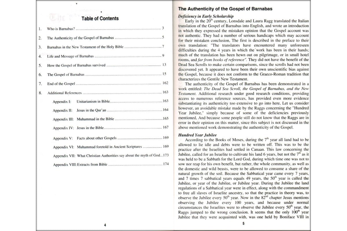 Gospel of Barnabas