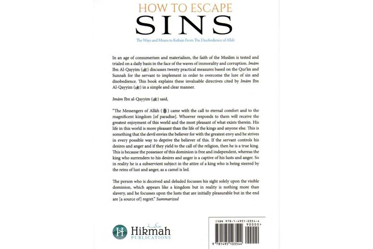 How to Escape Sins