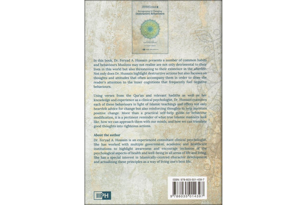 Therapy 3: Recognising & Changing Destructive Behaviours